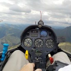 Flugwegposition um 13:36:54: Aufgenommen in der Nähe von Gemeinde Ramsau am Dachstein, 8972, Österreich in 2045 Meter